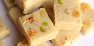 wheat flour barfi