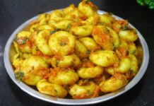 हरी सब्जियों से भरा हुआ चावल के आटे से बना टेस्टी चटपटा नाश्ता | Chawal ke Aate ka nasta